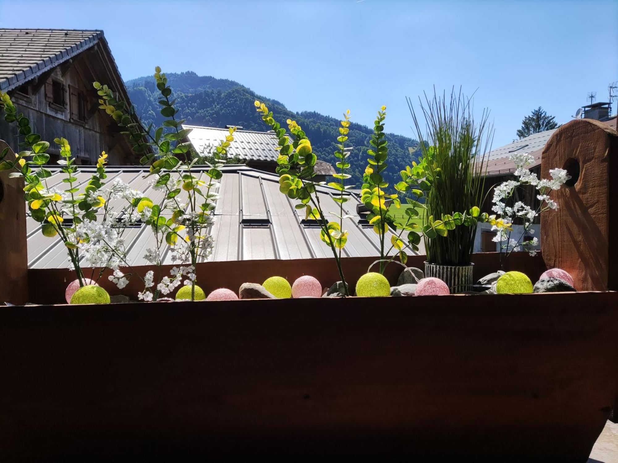 Villa La Ferme d'Henriette, à Samoëns Extérieur photo